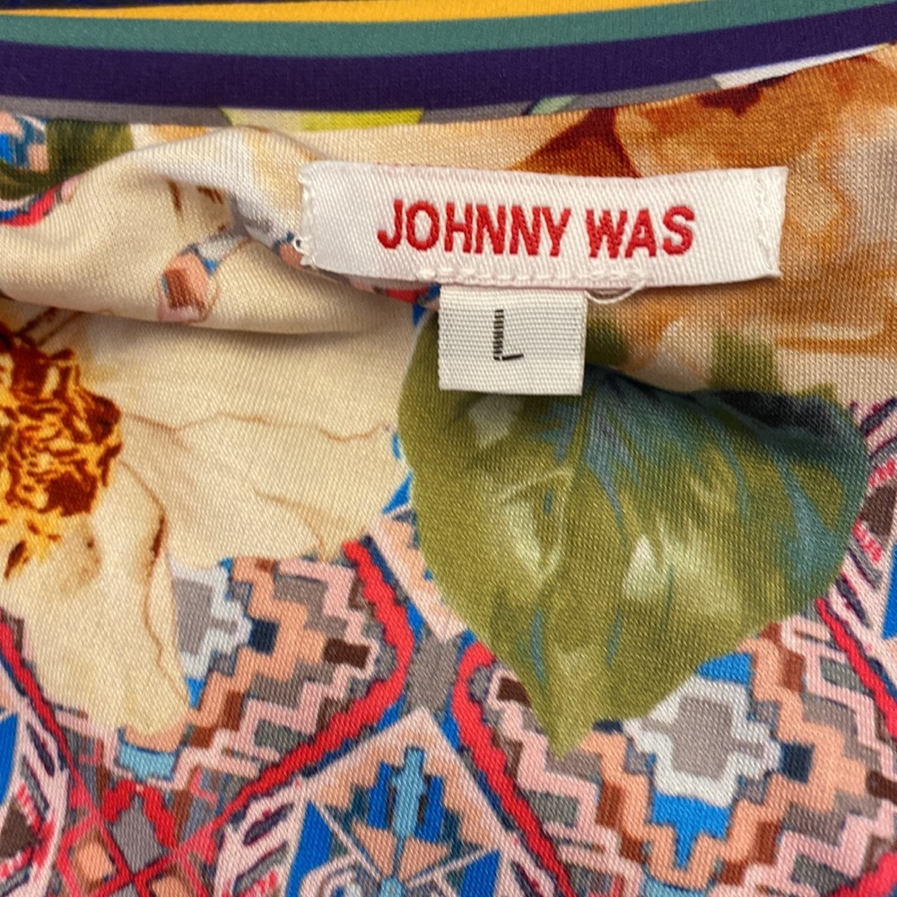 Johnny Was wrap dress - Picture 7 of 7